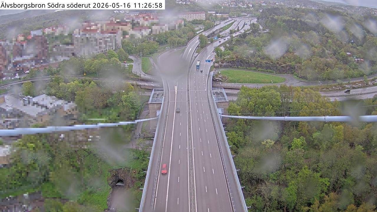 Älvsborgsbron Södra söderut