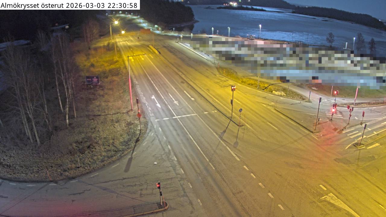 Vägkamera Almökrysset österut – Tjörns kommun, Västra Götalands län