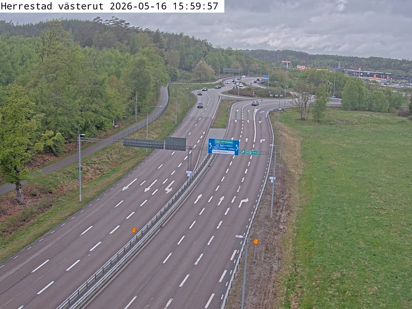 Herrestad västerut