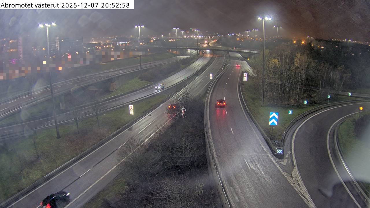 Åbromotet västerut