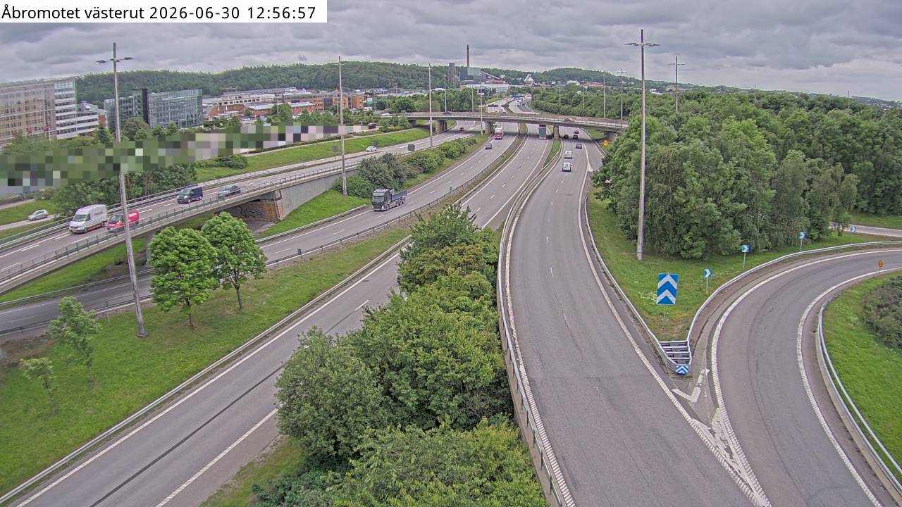 Åbromotet västerut