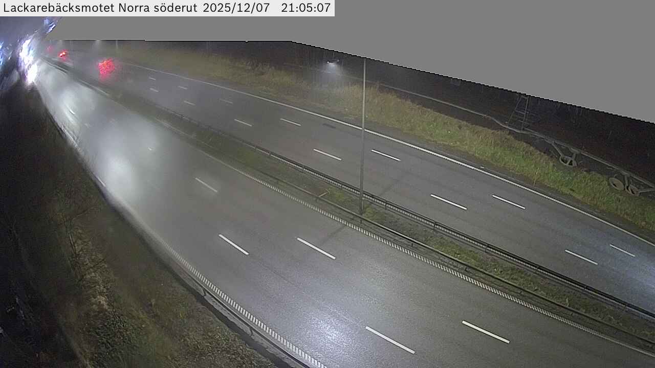 Lackarebäcksmotet N söderut