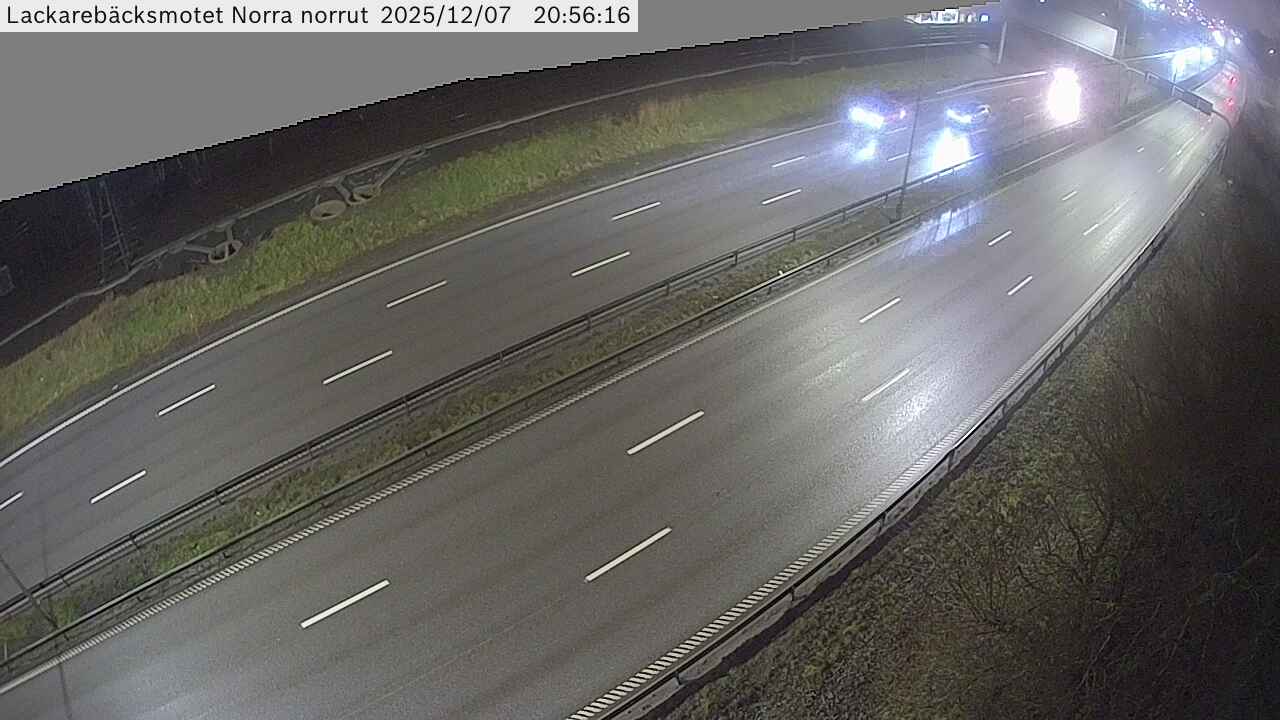 Lackarebäcksmotet N norrut