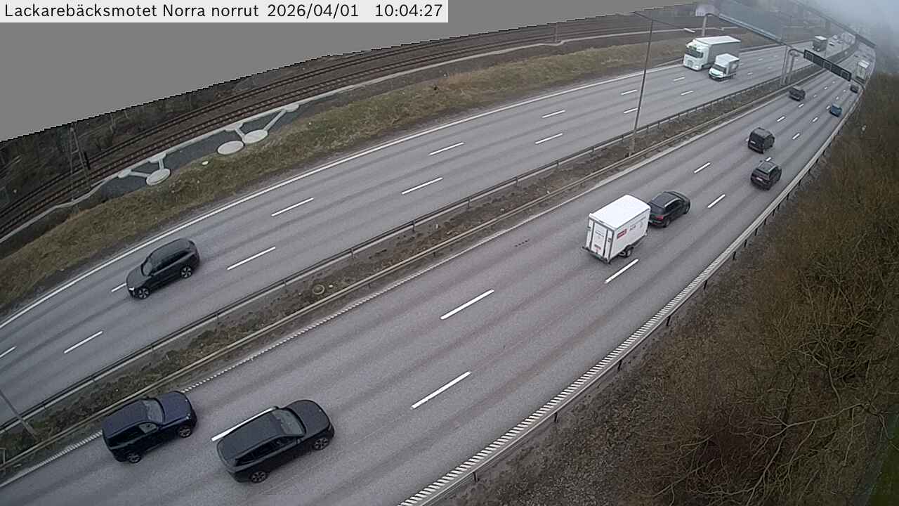 Lackarebäcksmotet N norrut