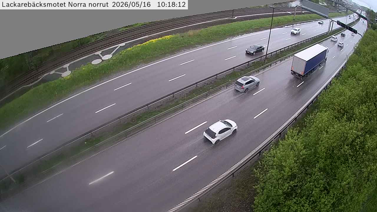 Lackarebäcksmotet N norrut