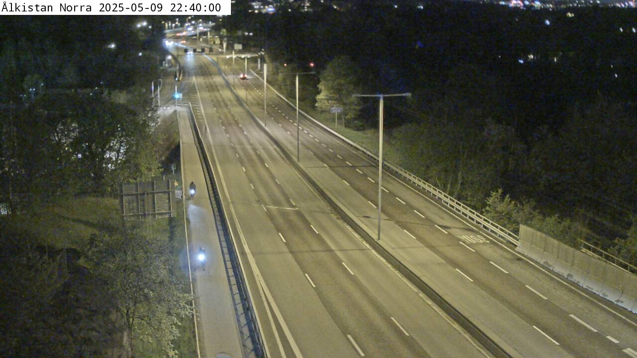 Trafikkamera - Ålkistan norra, söderut