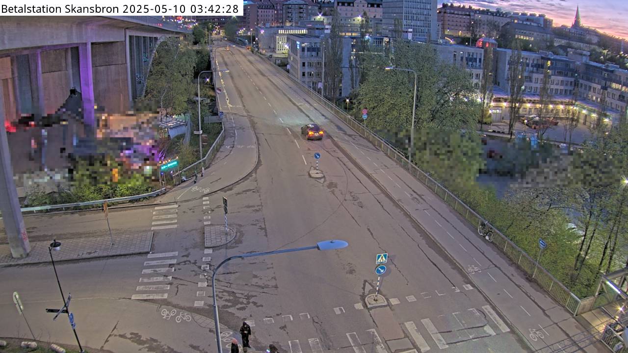 Trafikkamera - Skansbron, Betalstationen