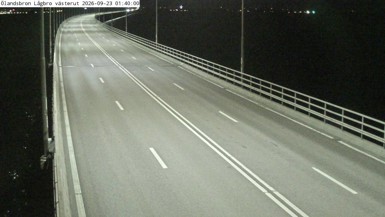 Ölandsbron Lågbro (V) mot Kalmar