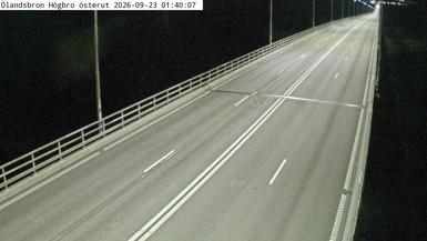 Ölandsbron Högbro (Ö) mot Öland