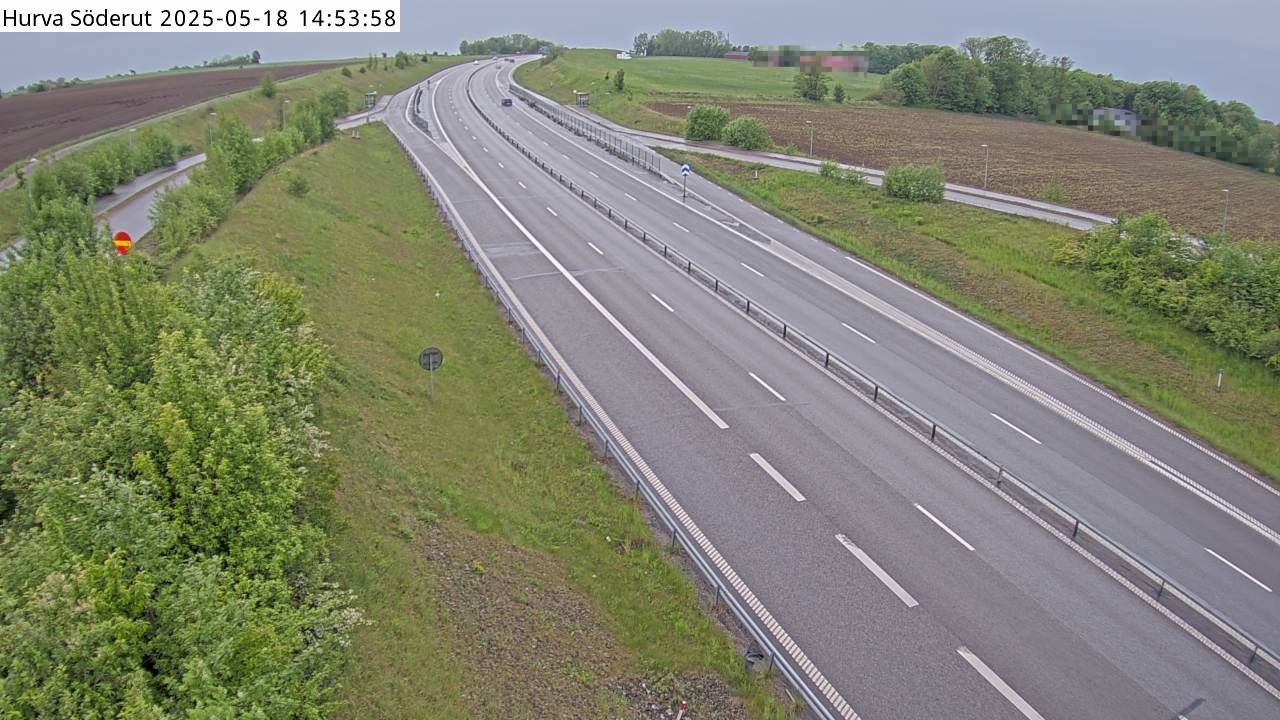 Trafikkamera - Hurva norrut
