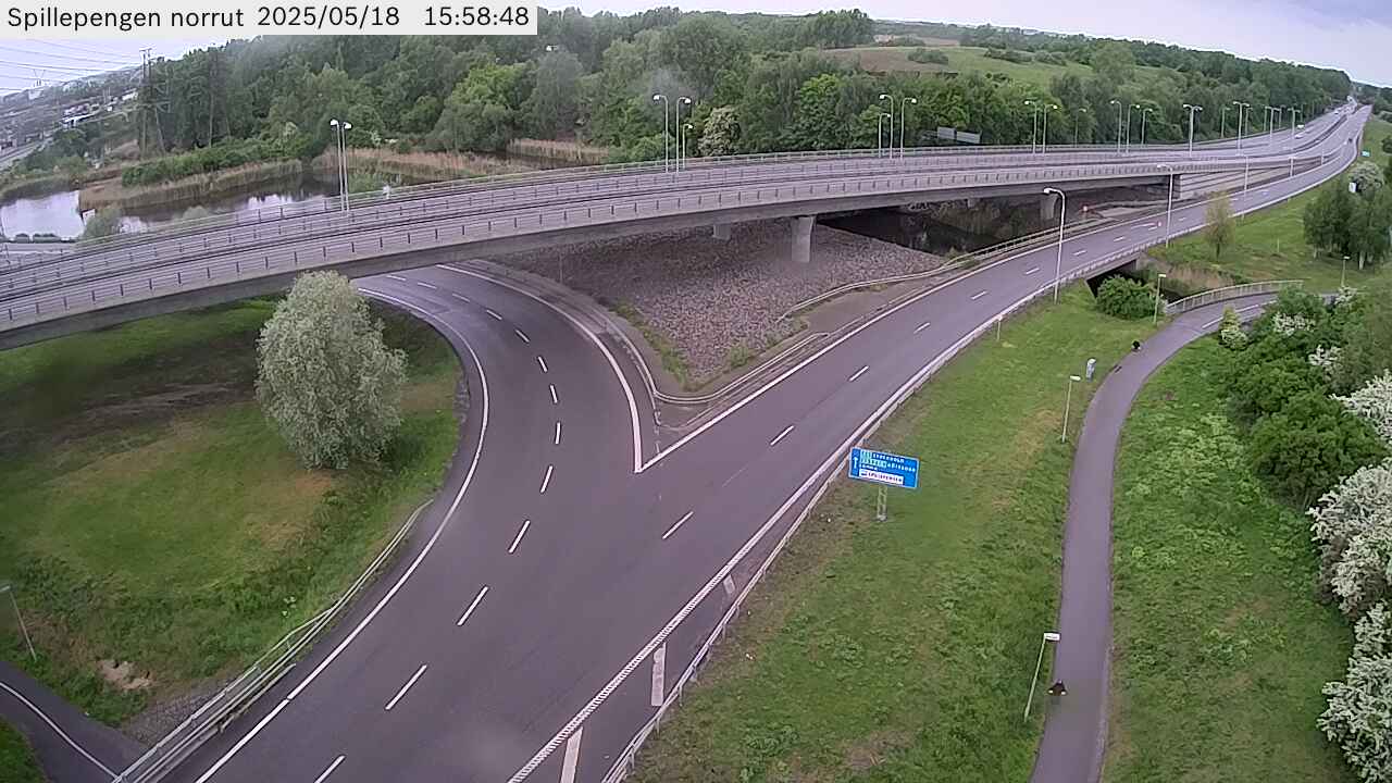 Trafikkamera - Spillepengen norrut