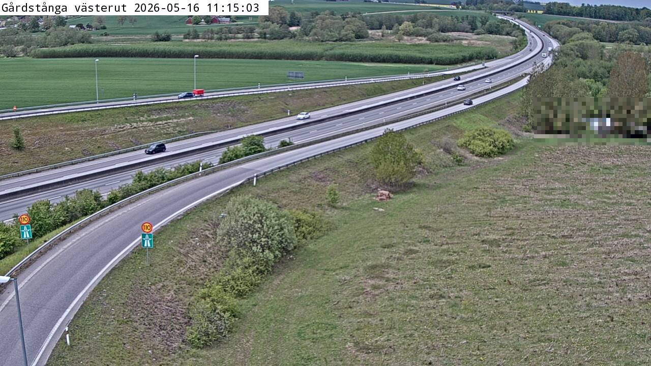 Gårdstånga västerut