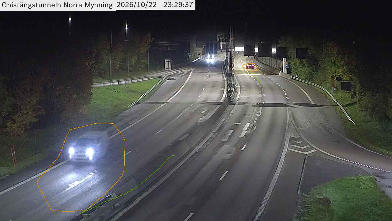 Gnistängstunneln söderut