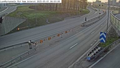 Lundbytunneln Öst (Ö) mot Backaplan