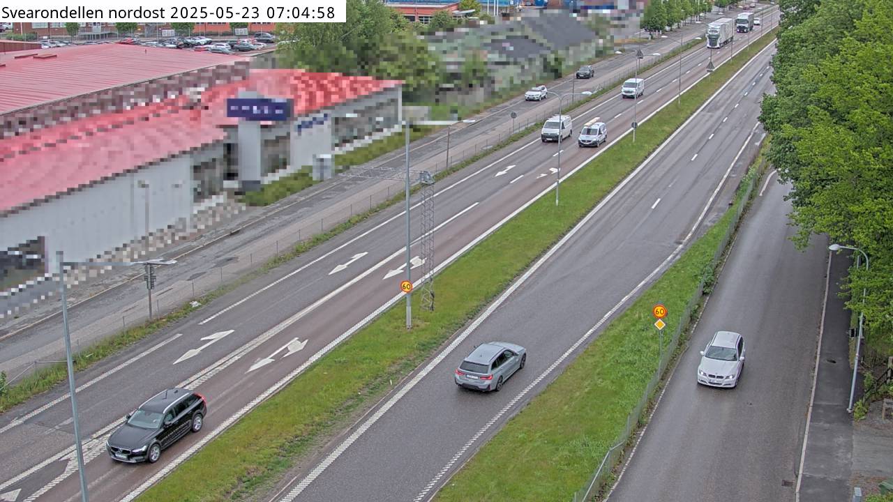 Trafikkamera - Alingsås E20 Svearondellen, nordost