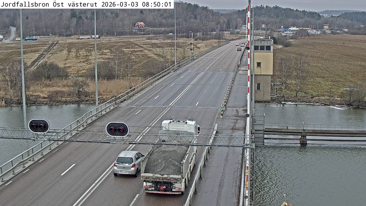 Jordfallsbron Öst västerut