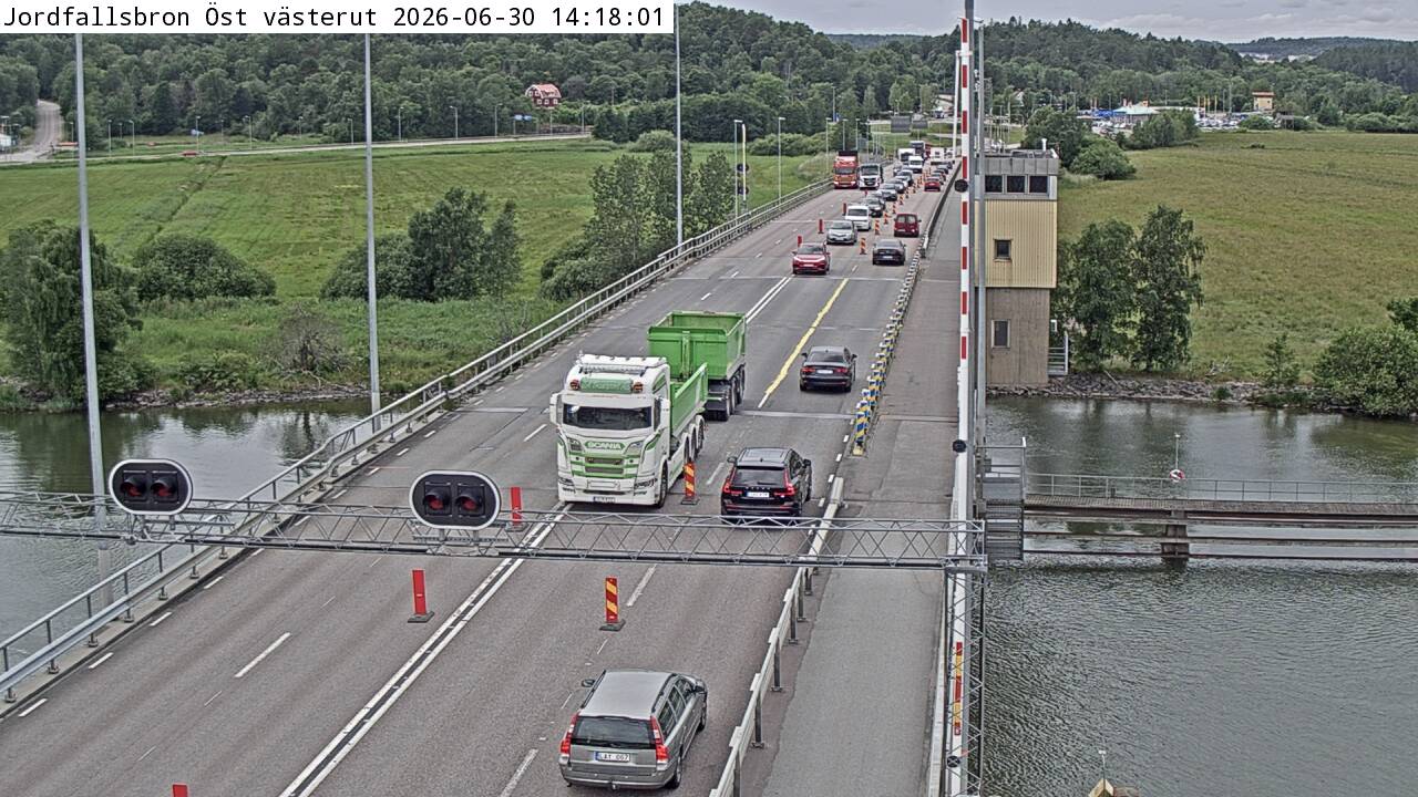 Jordfallsbron Öst västerut