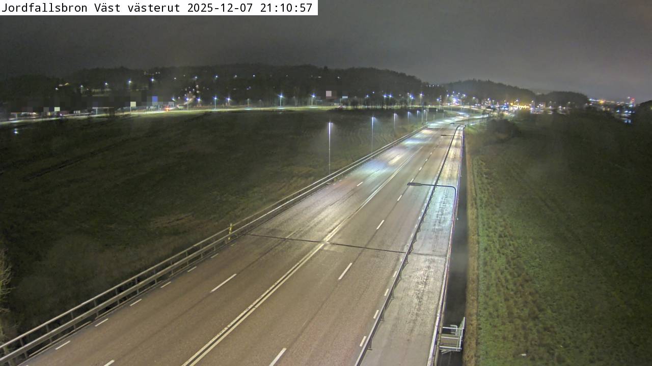 Jordfallsbron Väst västerut