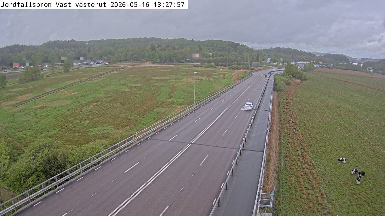 Jordfallsbron Väst västerut