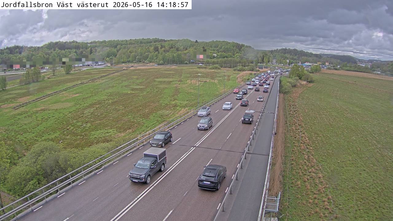 Jordfallsbron Väst västerut