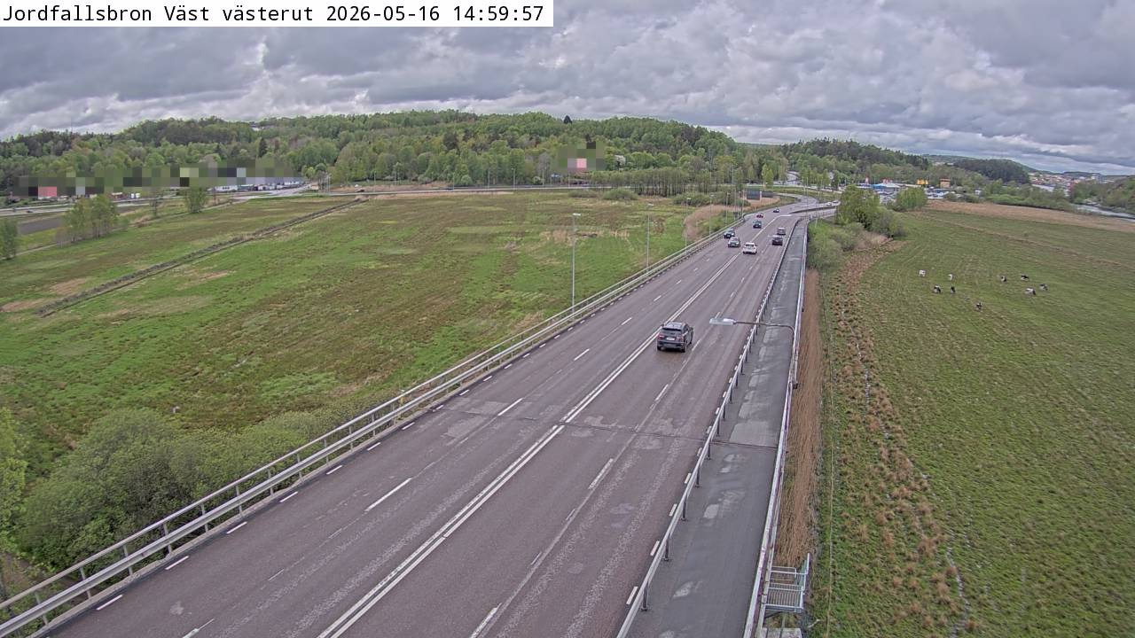 Jordfallsbron Väst västerut