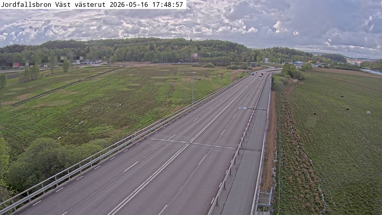 Jordfallsbron Väst västerut