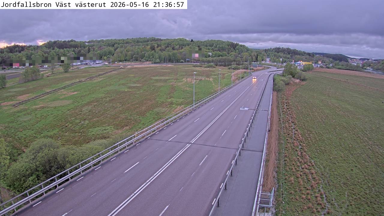 Jordfallsbron Väst västerut