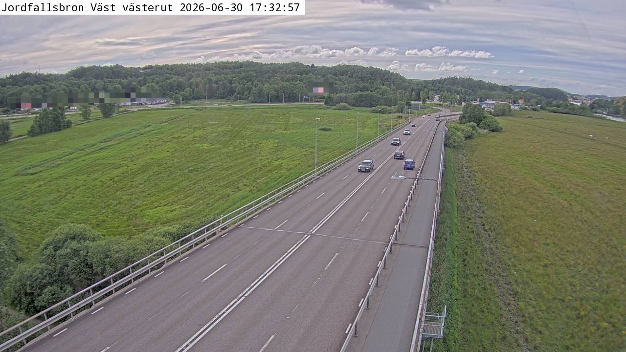 Jordfallsbron Väst västerut