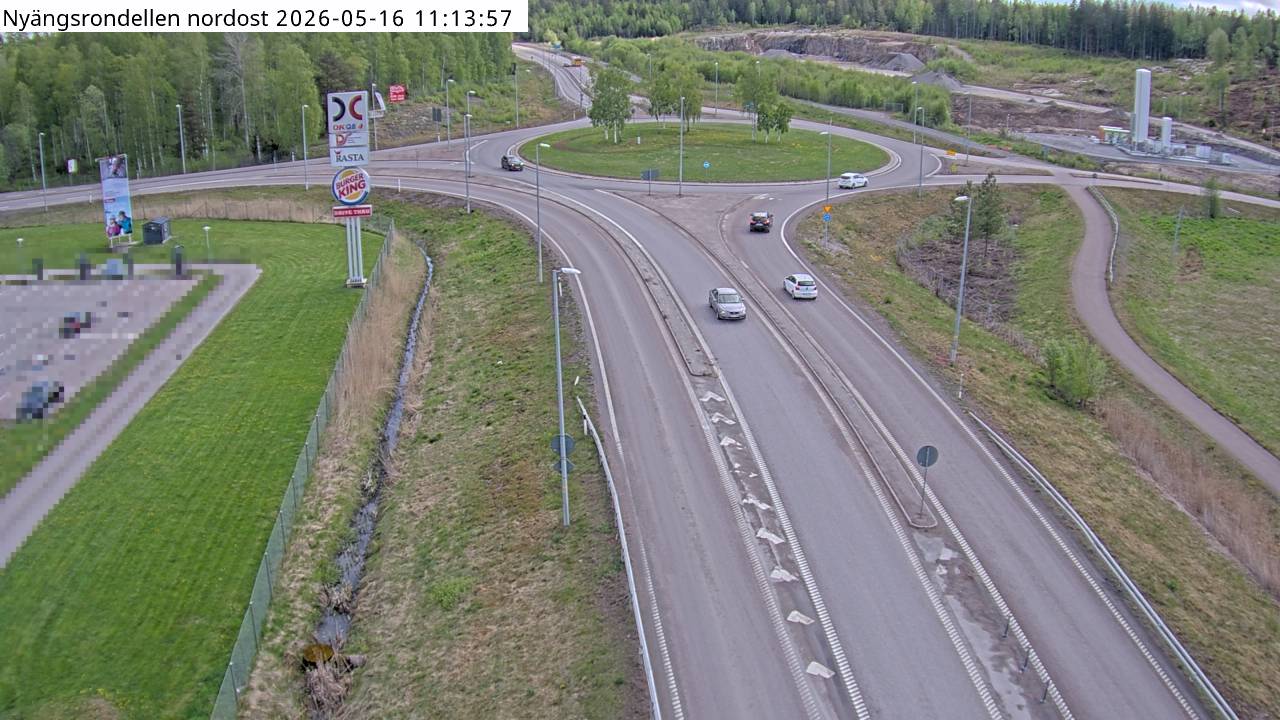 Nyängsrondellen nordost