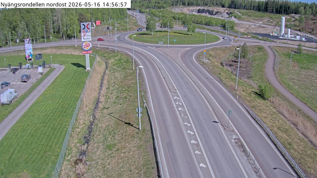 Nyängsrondellen nordost
