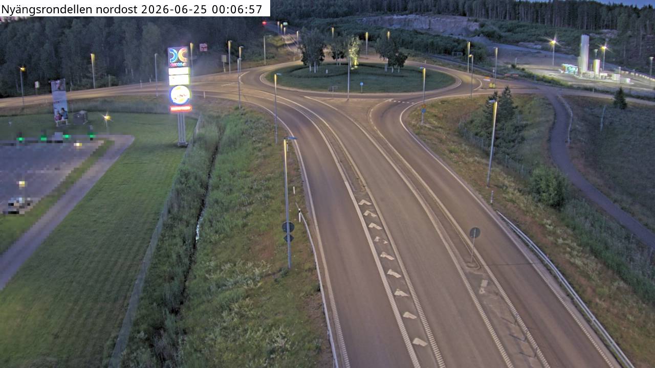 Nyängsrondellen nordost