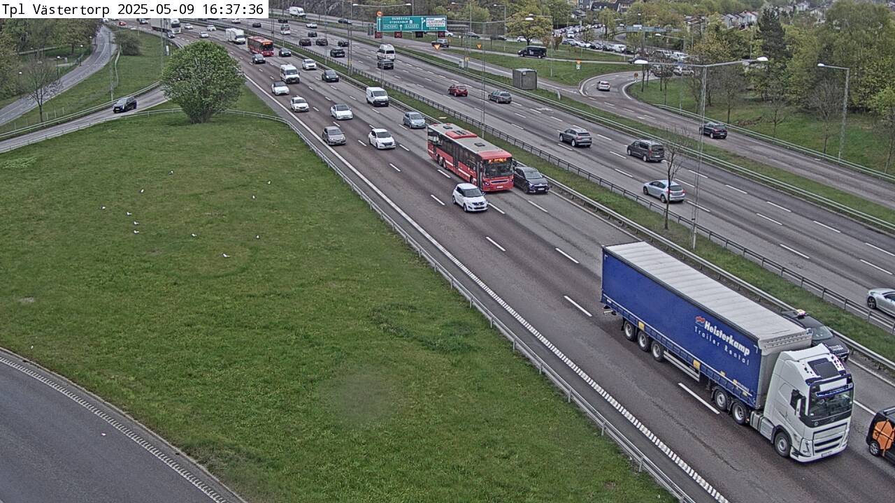 Trafikkamera - Södertäljevägen E4/E20, Trafikplats Västertorp