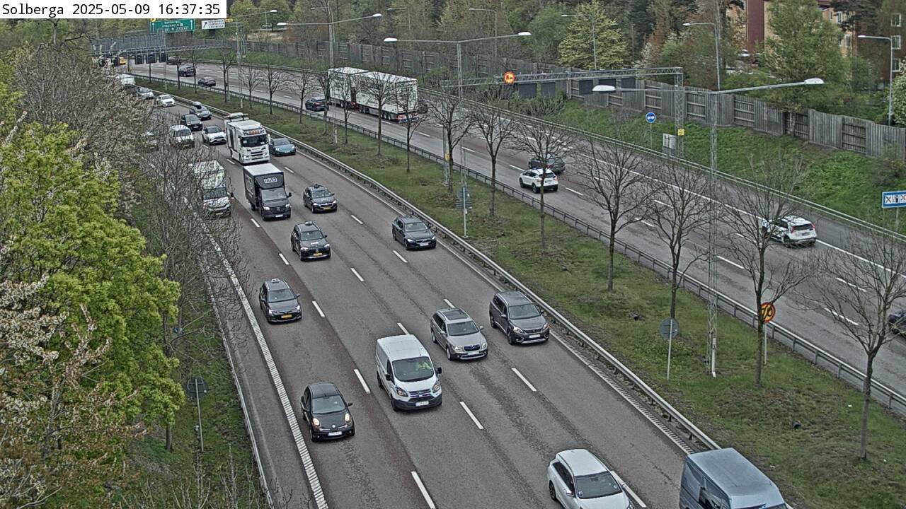 Trafikkamera - Södertäljevägen E4/E20, Solberga
