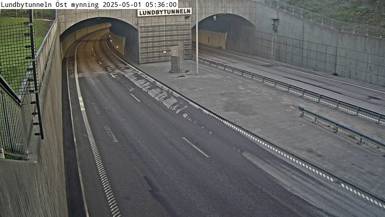 Lundbytunneln Öst (V) mot Torslanda
