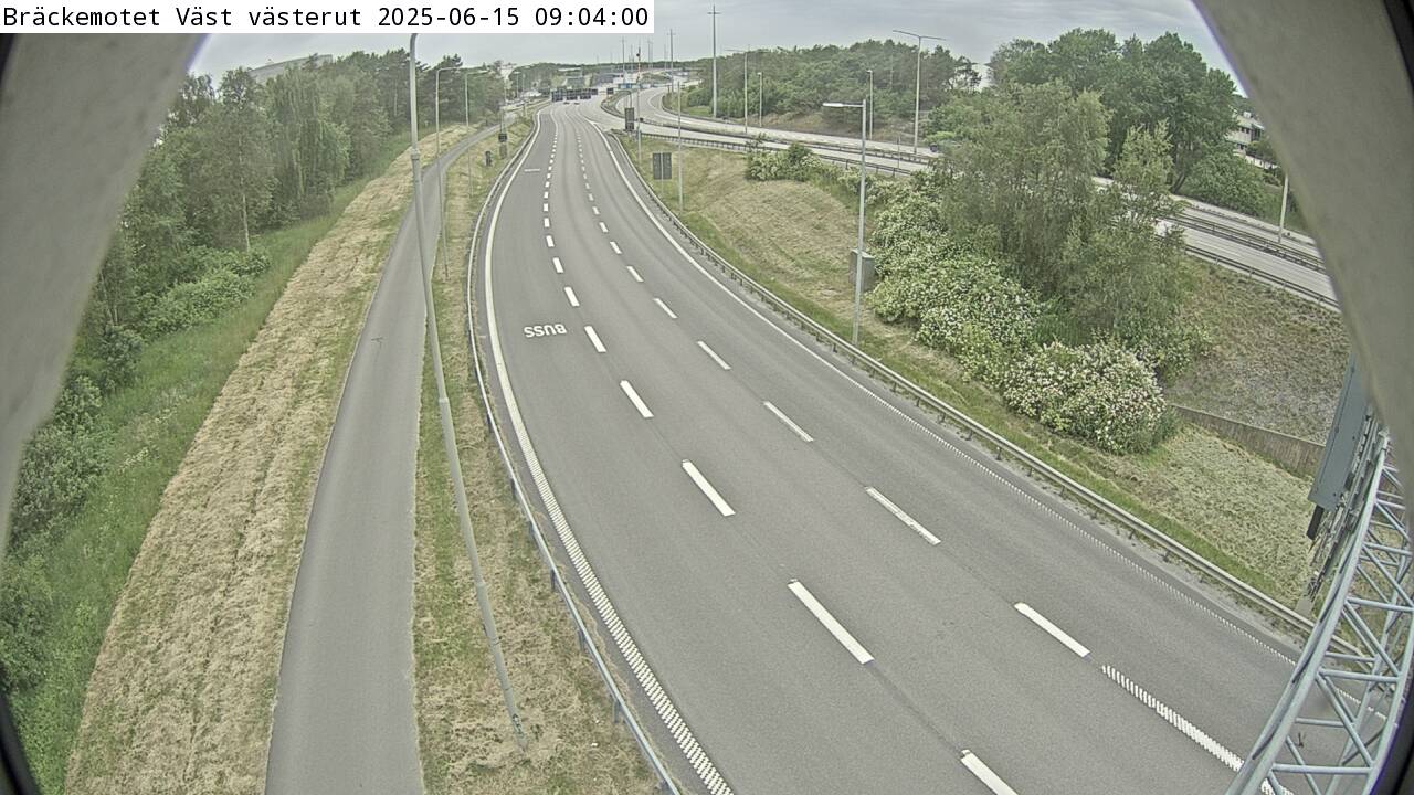 Trafikkamera - Bräckemotet Väst västerut 