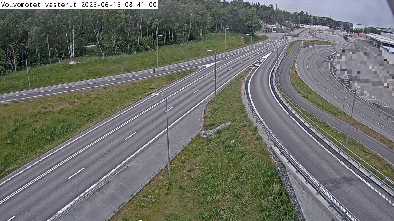 Trafikkamera - Volvomotet västerut