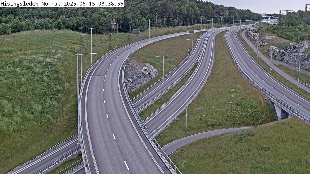 Trafikkamera - Hisingsleden norrut