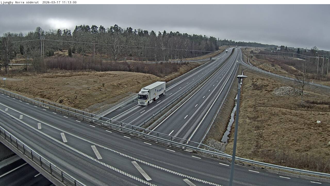 Vägkamera Ljungby Norra – Eka Industriområde, Ljungby kommun, Kronobergs län