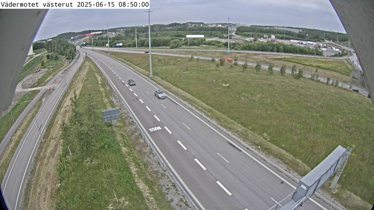 Trafikkamera - Vädermotet västerut