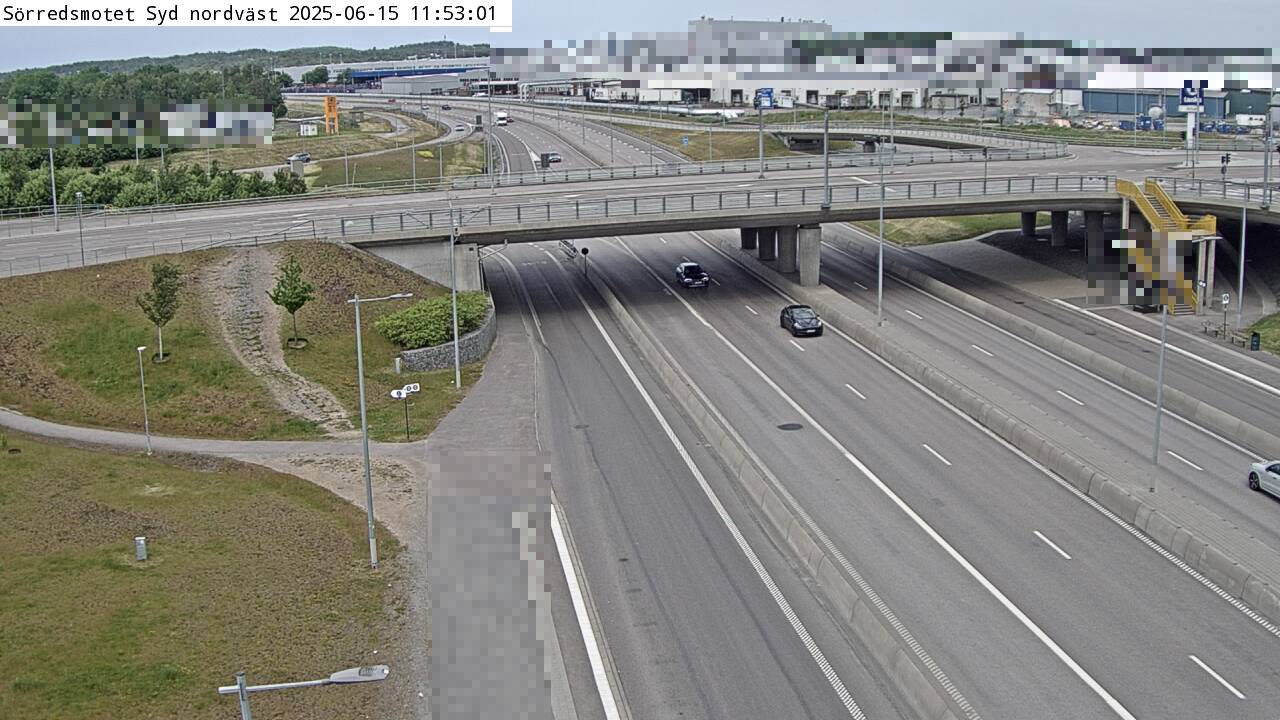 Trafikkamera - Sörredsmotet Syd nordväst