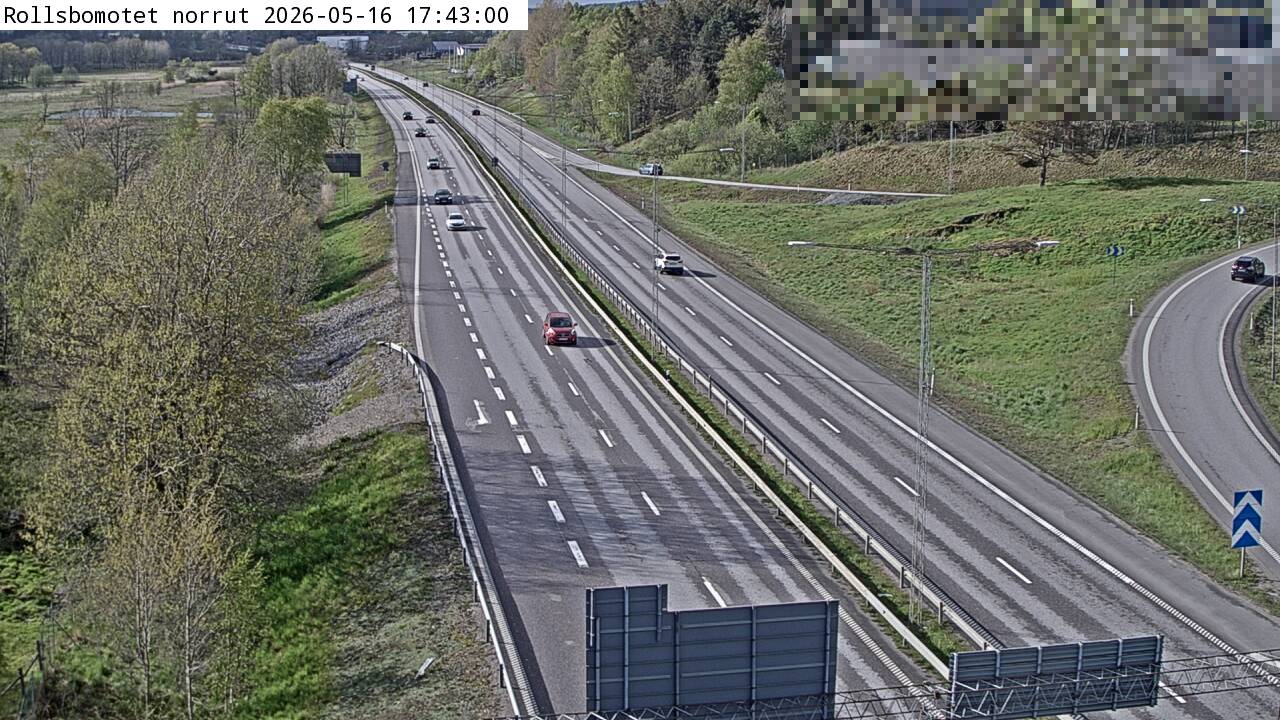 Rollsbomotet norrut