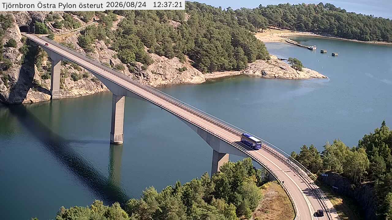 Webcam Tjörnbron, Stenungsund, Bohuslän, Schweden