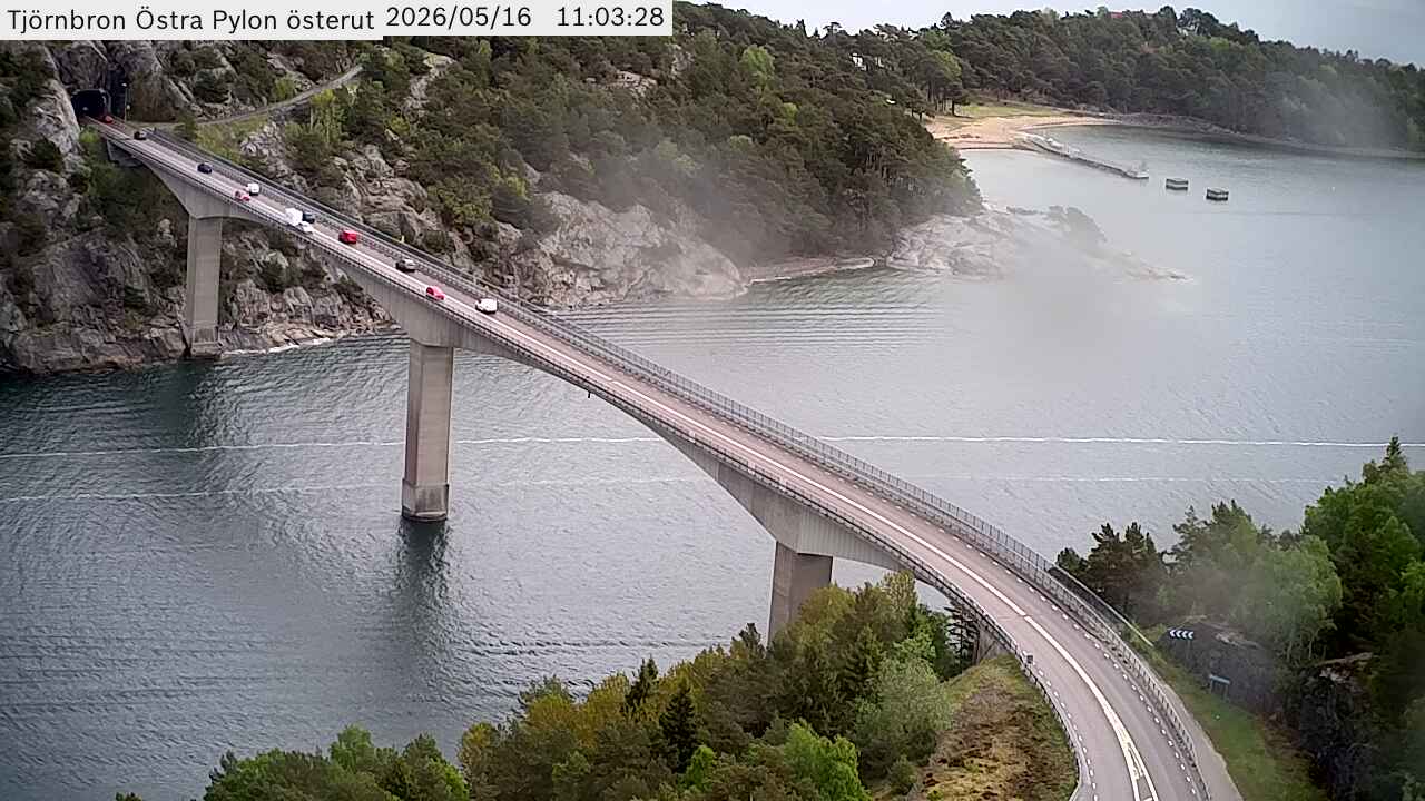 Tjörnbron Östra Pylon österut