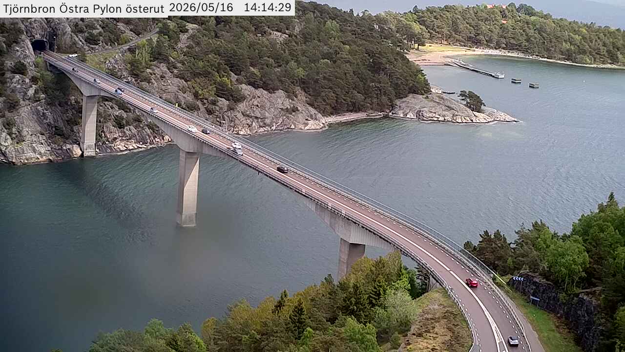Tjörnbron Östra Pylon österut