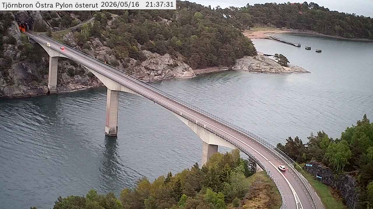 Tjörnbron Östra Pylon österut