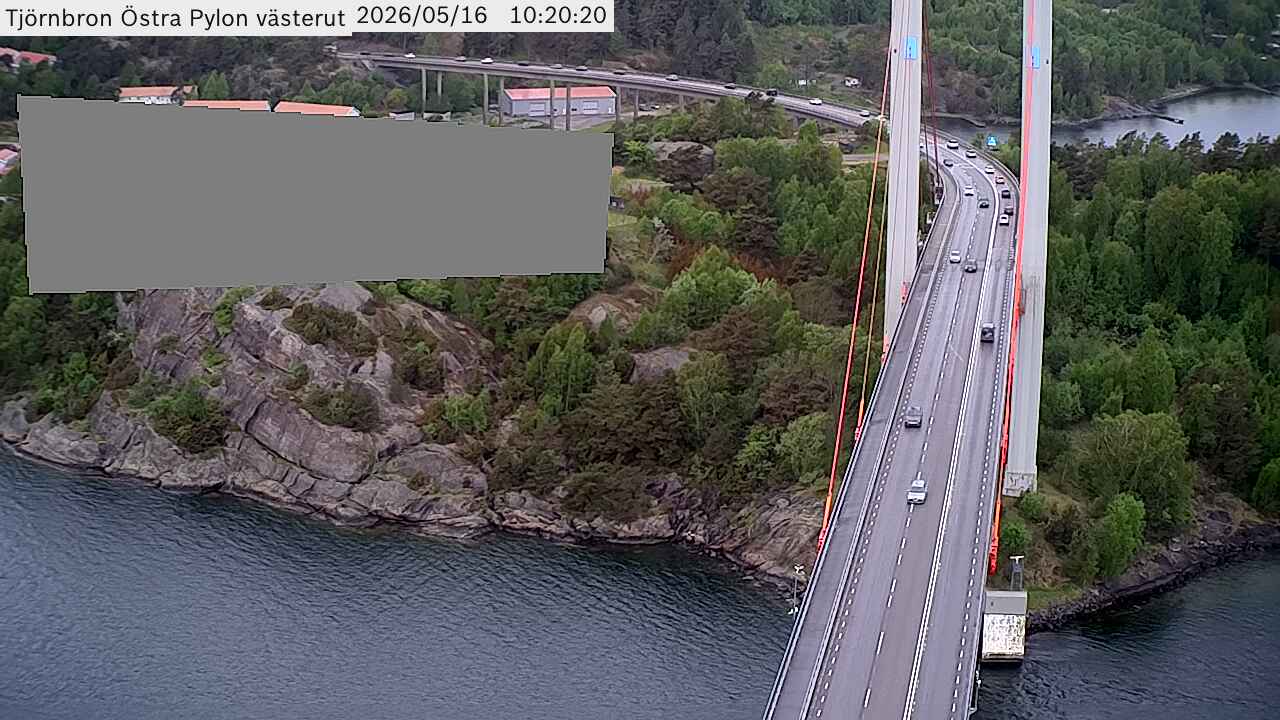 Tjörnbron Östra Pylon västerut