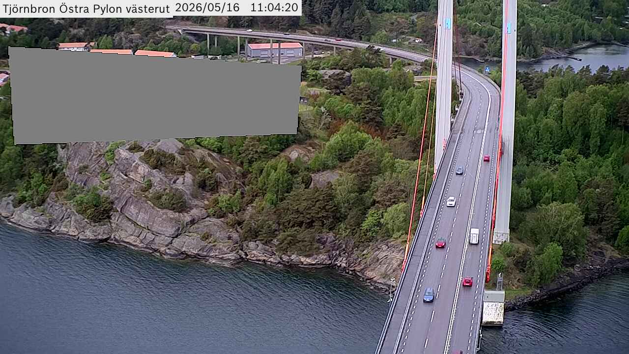 Tjörnbron Östra Pylon västerut