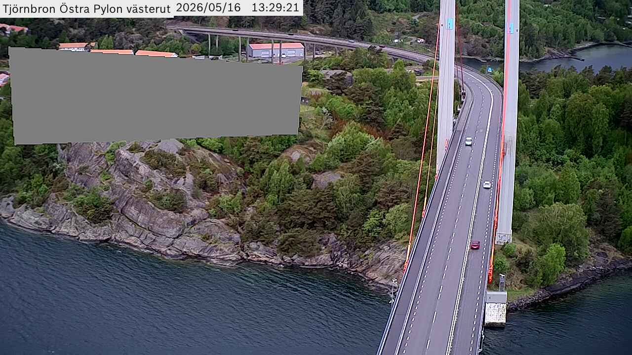 Tjörnbron Östra Pylon västerut