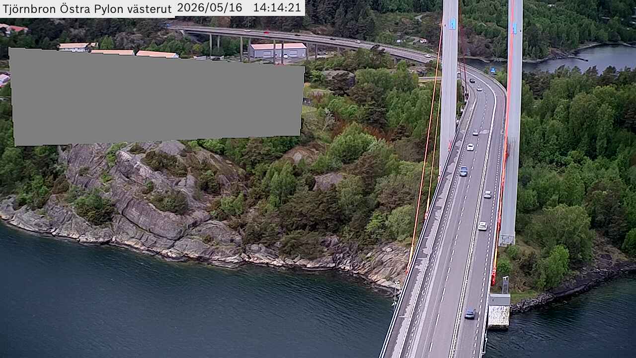 Tjörnbron Östra Pylon västerut