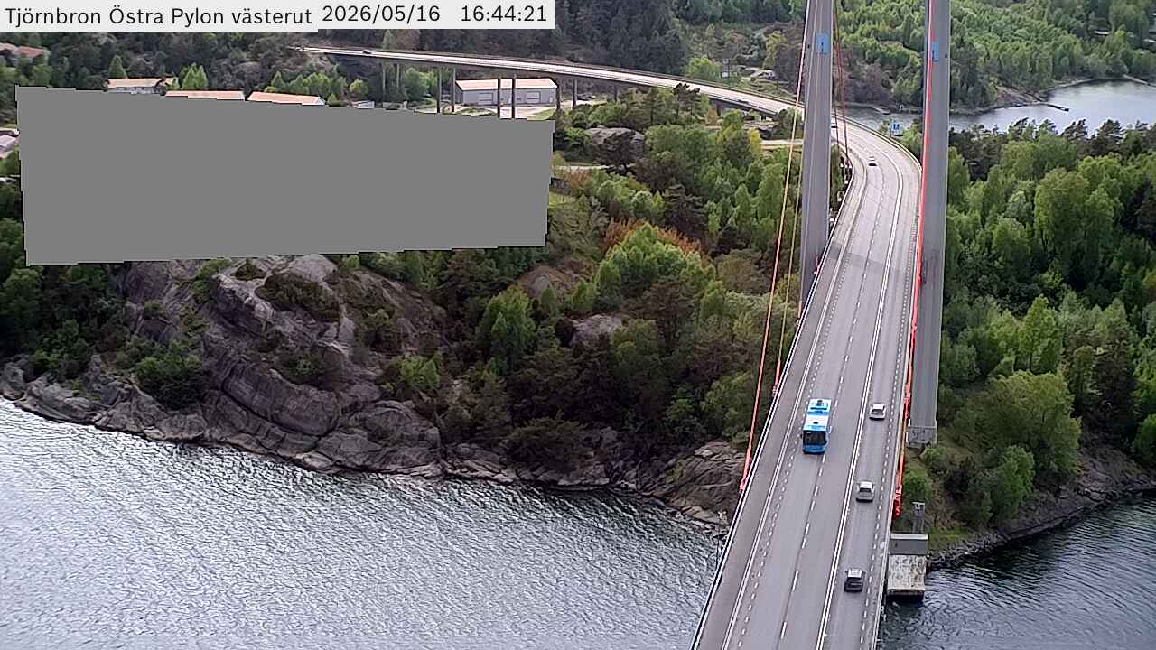 Tjörnbron Östra Pylon västerut